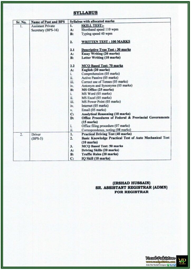 Supreme Court of Pakistan Announces New Government Jobs–Apply Now via Open Testing Service (OTS)