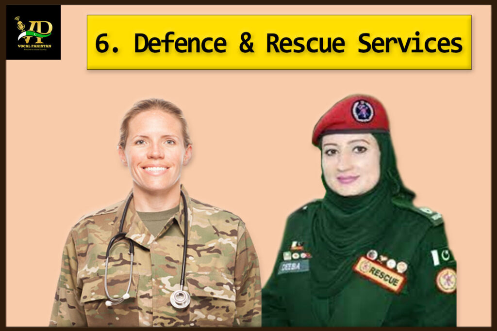 Defence and Rescue as a Government Job in Pakistan