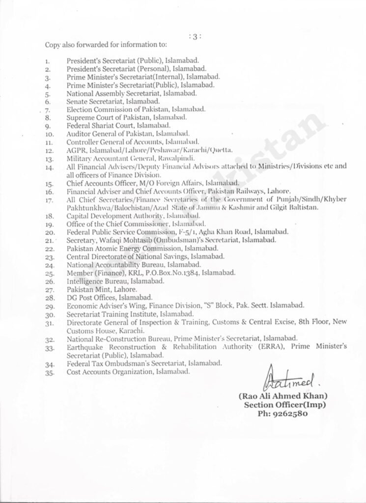 Grant Of Ad-hoc Allowance – 2010 @ 50% Of Existing Basic Pay And Medical Allowance