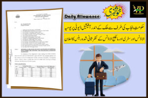 Revision In The Rates Of Daily Allowance On Official duty Within The Country And Travelling & Mileage Allowance