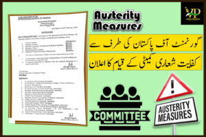 Constitution of Austerity Committee by Government of Pakistan
