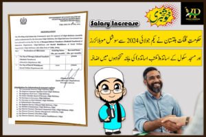 Gilgit Baltistan Government Approves Major Salary Increase for Education and Social Welfare Staff-Notification