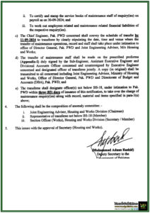 Ministry of Housing and Works Shifts Maintenance Responsibilities from ...