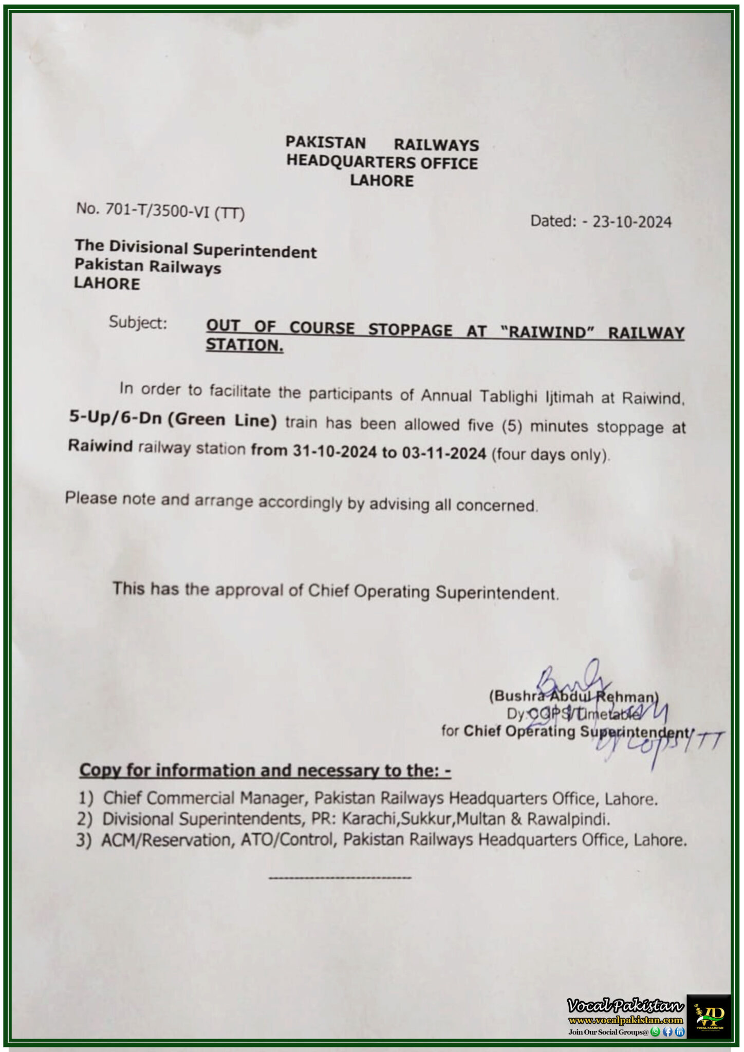out-of-course-green-line-stop-at-raiwind-station-for-tablighi-ijtimah
