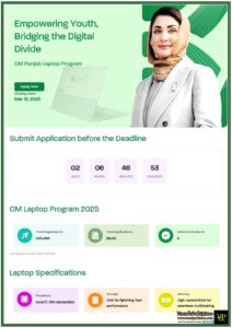 CM Punjab Launches Laptop Scheme 2025–Eligibility, Apply Online & Deadline