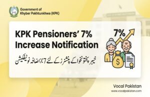 KPK Pension Increase 2026 Notification 7% Raise Approved for Retired Employees